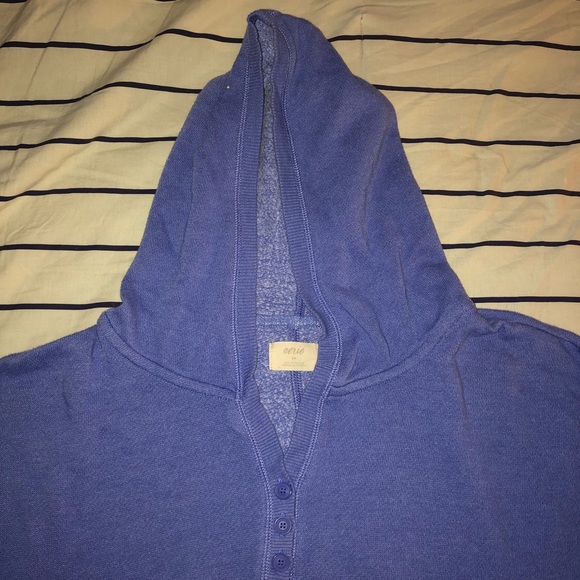Aerie Periwinkle Hoodie - Picture 4 of 8